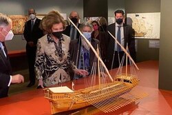 Η βασίλισσα της Ισπανίας στην έκθεση για την ναυμαχία της Ναυπάκτου (φωτο)