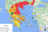 Κορωνοϊός: Άλλαξε ο επιδημιολογικός χάρτης - Στο κόκκινο όλη η Βόρεια Ελλάδα